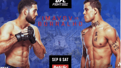 UFC Fight Night: Imavov vs. Borralho Results